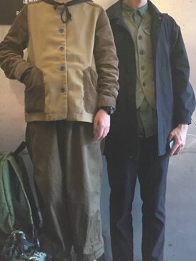 「PULL&BEAR（プルアンドベア）のアイテム（デニムジャケット）」を使った、五里朝晖さん（メンズ・168cm）の冬コーディネート