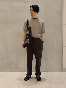 「A VACATION（アヴァケーション）のアイテム」を使った、0nhさん（メンズ・165cm）の夏コーディネート