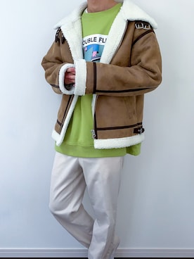 「improves（インプローブス）のアイテム（ブルゾン）」を使った、たくみさん（メンズ・171cm）の冬コーディネート