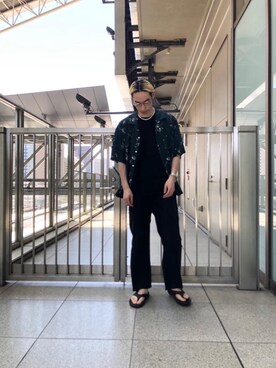 Syunsuke Mizuhataさん（メンズ・185cm）の夏コーディネート