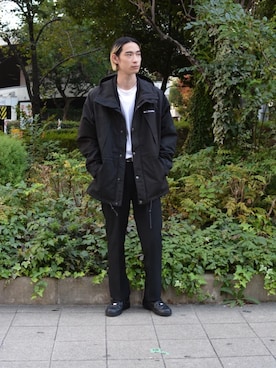 「Columbia Black Label（コロンビアブラックレーベル）のアイテム（ジャケット/アウター）」を使った、Syunsuke Mizuhataさん（メンズ・185cm）の秋コーディネート