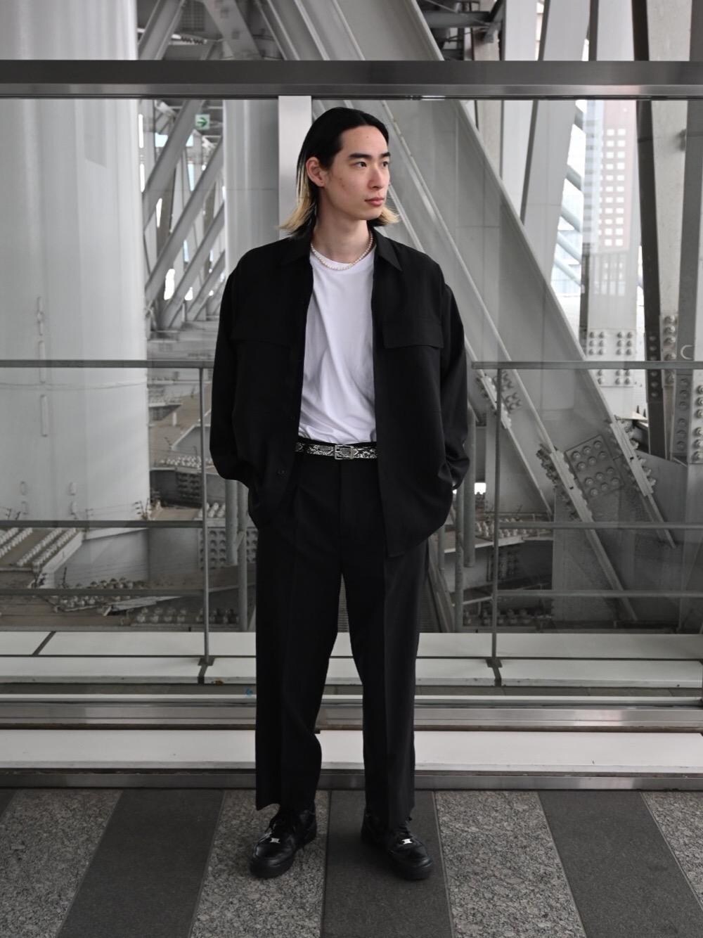 「ビューティ&ユース、beauty&youth、モンキータイム、ユナイテッドアローズ、MONKEY TIME、unitedarrows」｜「MONKEY TIMEの＜monkey time＞ PTN BELT/ベルト（ベルト、その他）」を使った、Syunsuke Mizuhataさん（メンズ・185cm）の春コーディネートの1枚目の写真