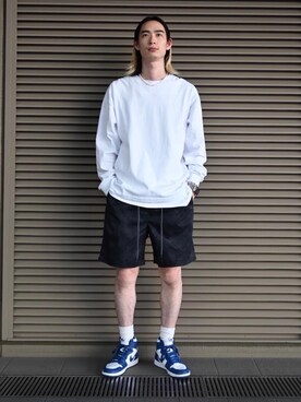 「BEAUTY&YOUTH UNITED ARROWS（ビューティーアンドユースユナイテッドアローズ）のアイテム」を使った、Syunsuke Mizuhataさん（メンズ・185cm）の夏コーディネート