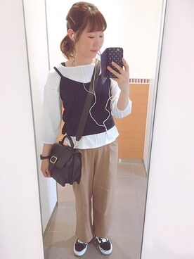 アズ☺︎さん（レディース・159cm）の春コーディネート