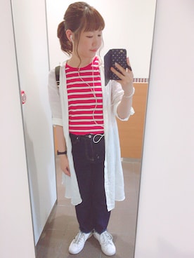 「アイテム（シャツワンピース）」を使った、アズ☺︎さん（レディース・159cm・20代）の夏コーディネート