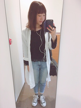 「アイテム（シャツワンピース）」を使った、アズ☺︎さん（レディース・159cm・20代）の夏コーディネート