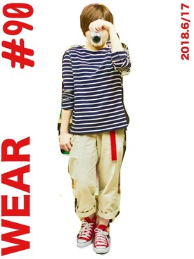 くたお@ボーイッシュさん(レディース・151cm)の夏コーディネート