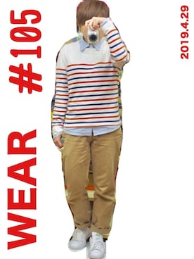 くたお＠ﾎﾞｰｲｯｼｭさん（レディース・152cm）の春コーディネート