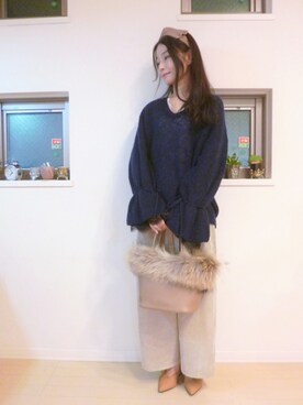 sara375さん（レディース・154cm）の秋コーディネート