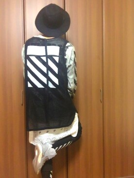 「OFF-WHITE」｜「アイテム（その他）」を使った、624さん（メンズ・175cm）の冬コーディネート
