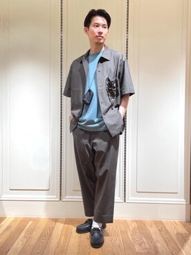 「RECOMMEND  ITEM STYLING」｜「アイテム（財布/小物）」を使った、shohei kusakaさん（メンズ・175cm）の春コーディネート