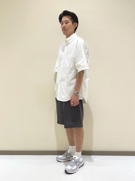 「RECOMMEND  ITEM STYLING」｜「アイテム（スラックス）」を使った、shohei kusakaさん（メンズ・175cm）の夏コーディネート