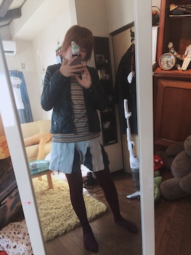 「インコ」｜:Pさん（レディース・160cm）の冬コーディネート