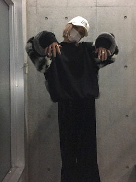 「wearhalloween2017」｜「アイテム（キャップ）」を使った、夏焼雅さん（レディース・160cm）の秋コーディネート