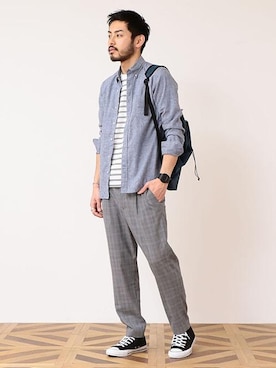 kobayashi2896さん（メンズ・178cm）の春コーディネート