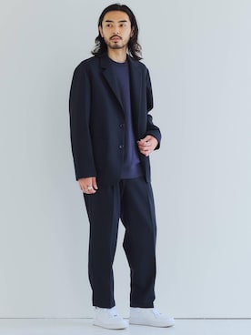 「NIKE（ナイキ）の[ ナイキ ] SC NIKE AIRFORCE 1 LOW / ナイキエアフォース （スニーカー、ホワイト系）」を使った、kobayashi2896さん（メンズ・178cm）の秋コーディネート