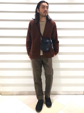 「GERMAN TRAINER（ジャーマントレーナー）の[ ジャーマントレーナー ] SC GERMAN TRAINER スニーカー（スニーカー、その他）」を使った、kobayashi2896さん（メンズ・178cm）の秋コーディネート