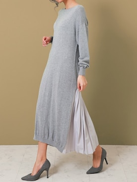 「プリーツ」｜ANAP Alluge Officialさん（レディース・163cm）の冬コーディネート