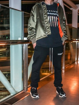 FEAR OF GOD MA-1 ジャケット ブラック　Mサイズ　4th 楽天市場】fear of god ma-1の通販