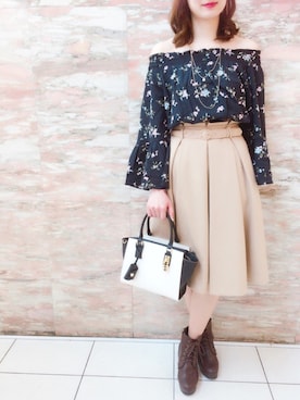 mai.Nさん（レディース・163cm）の春コーディネート