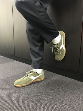 「DIADORA（ディアドラ）のアイテム」を使った、龍馬さん（メンズ・172cm）の秋コーディネート