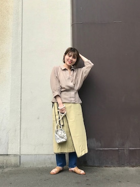 てじさん（レディース・159cm）の春コーディネート