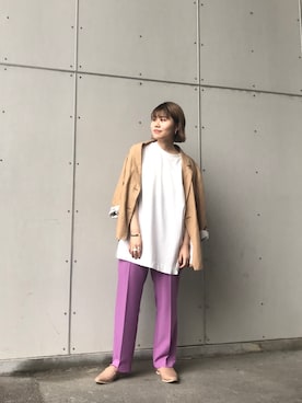 「KBF+」｜「アイテム（その他シューズ）」を使った、てじさん（レディース・159cm）の春コーディネート