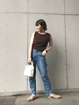 「KBF+」｜「アイテム（その他シューズ）」を使った、てじさん（レディース・159cm）の夏コーディネート