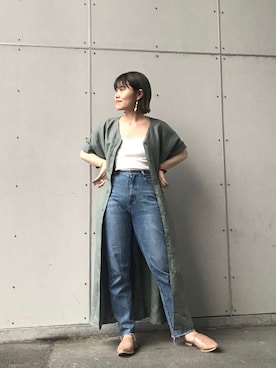 「KBF+」｜「アイテム（その他シューズ）」を使った、てじさん（レディース・159cm）の夏コーディネート