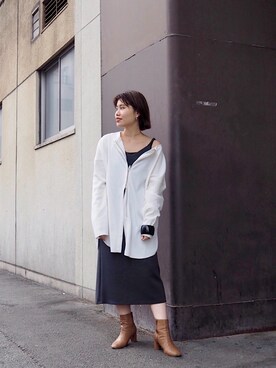 てじさん（レディース・159cm）の秋コーディネート