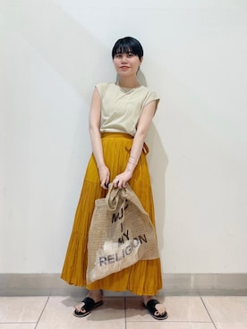 てじさん（レディース・159cm）の春コーディネート