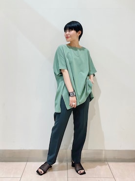 てじさん（レディース・159cm）の春コーディネート