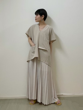 Kbf ケイビーエフ の プリーツキャミワンピース ワンピース Wear