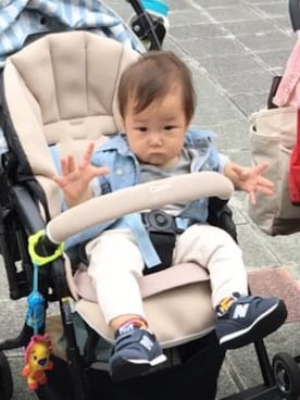 EIさん（キッズ・80cm）の秋コーディネート