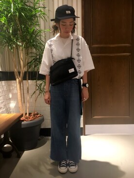 tani.さんの「【汗ジミ防止】ポケットTシャツ/789015」を使ったコーディネート