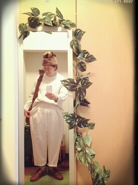 「HEADSTAR（ヘッドスター）のアイテム」を使った、えちご屋さん（レディース・167cm）の冬コーディネート