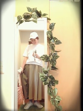 「cikolata（チコラータ）のアイテム」を使った、えちご屋さん（レディース・167cm）の春コーディネート