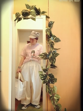 「cikolata（チコラータ）のアイテム」を使った、えちご屋さん（レディース・167cm）の春コーディネート