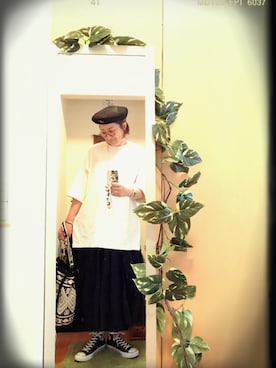 「MILLE REVE（ミルレブ）のアイテム」を使った、えちご屋さん（レディース・167cm）の春コーディネート