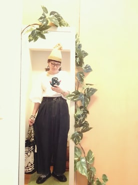 「MILLE REVE（ミルレブ）のアイテム」を使った、えちご屋さん（レディース・168cm）の夏コーディネート