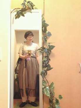 「MILLE REVE（ミルレブ）のアイテム」を使った、えちご屋さん（レディース・168cm）の夏コーディネート