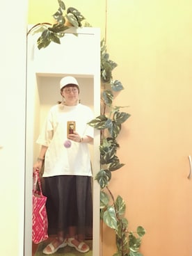 「MARKET（マーケット）のアイテム」を使った、えちご屋さん（レディース・168cm）の夏コーディネート