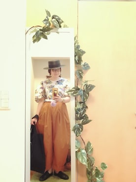 「HEADSTAR（ヘッドスター）のアイテム」を使った、えちご屋さん（レディース・168cm）の夏コーディネート