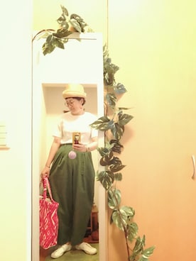 「MARKET（マーケット）のアイテム」を使った、えちご屋さん（レディース・168cm）の夏コーディネート