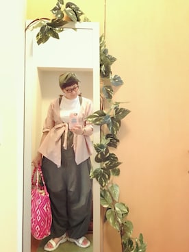 「MARKET（マーケット）のアイテム」を使った、えちご屋さん（レディース・168cm）の夏コーディネート