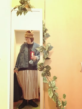 「HEADSTAR（ヘッドスター）のアイテム」を使った、えちご屋さん（レディース・168cm）の秋コーディネート