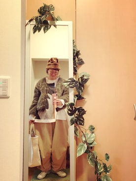 「HEADSTAR（ヘッドスター）のアイテム」を使った、えちご屋さん（レディース・168cm）の冬コーディネート