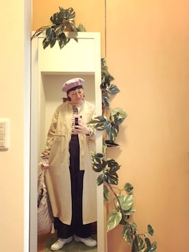 「Dignite collier（ディニテコリエ）のアイテム（ジャケット/アウター）」を使った、えちご屋さん（レディース・168cm）の春コーディネート