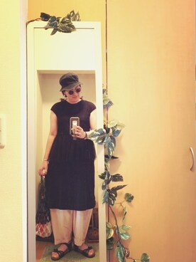 「TATAMI（タタミ）のアイテム」を使った、えちご屋さん（レディース・168cm）の夏コーディネート