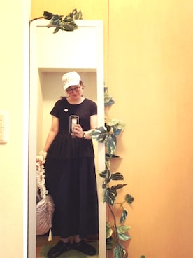 「cikolata（チコラータ）のアイテム」を使った、えちご屋さん（レディース・168cm）の夏コーディネート